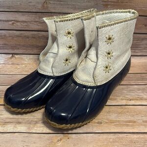 JACK ROGERS Duck Boots “Chloe” Size 10